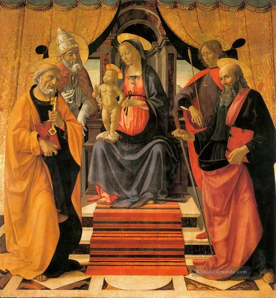 Pala Colonna Florenz Renaissance Domenico Ghirlandaio Ölgemälde